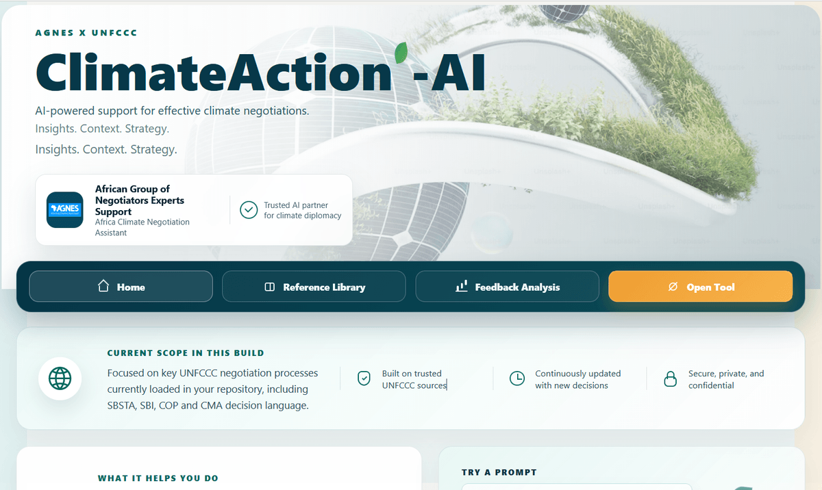 Africa Climate Negotiation Assistant